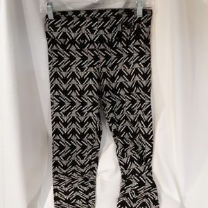 Victoria's Secret Pink leggings black and white ex